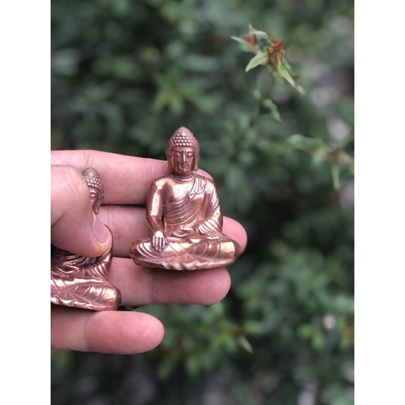 Tượng Phật Mini Bằng Đồng Nguyên Khối