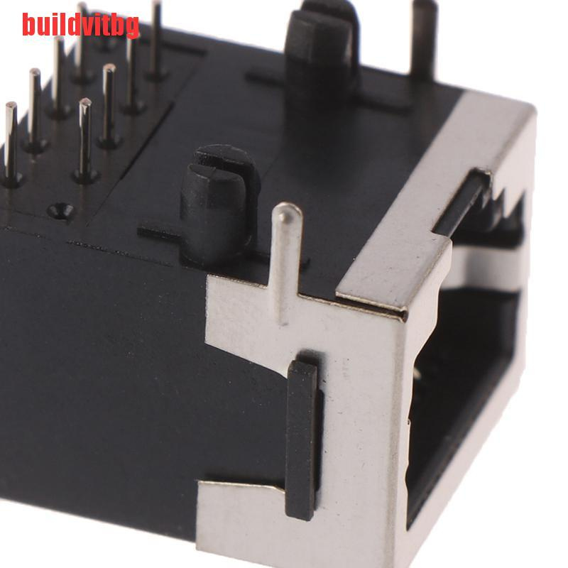 Set 10 Đầu Nối Dây Cáp Mạng 8 Pin Rj45 Bằng Kim Loại