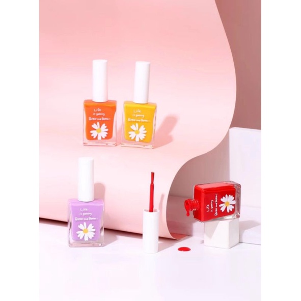 SƠN MÓNG TAY HOA TRẮNG-SƠN THƯỜNG TỰ KHÔ HÀN QUỐC