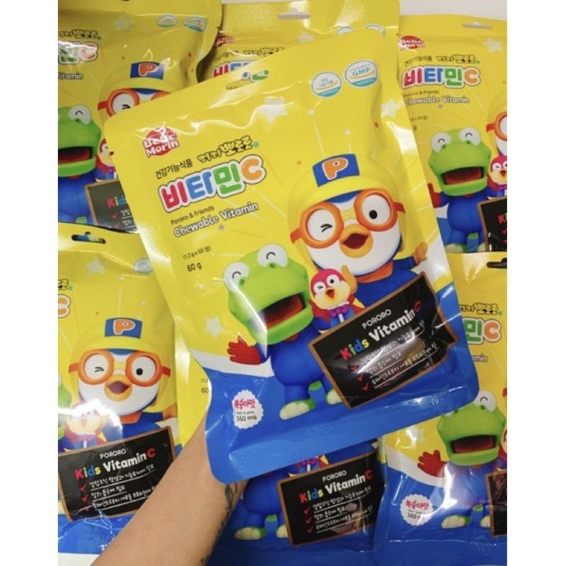 Kẹo vitamin C D Pororo 50v Hàn Quốc