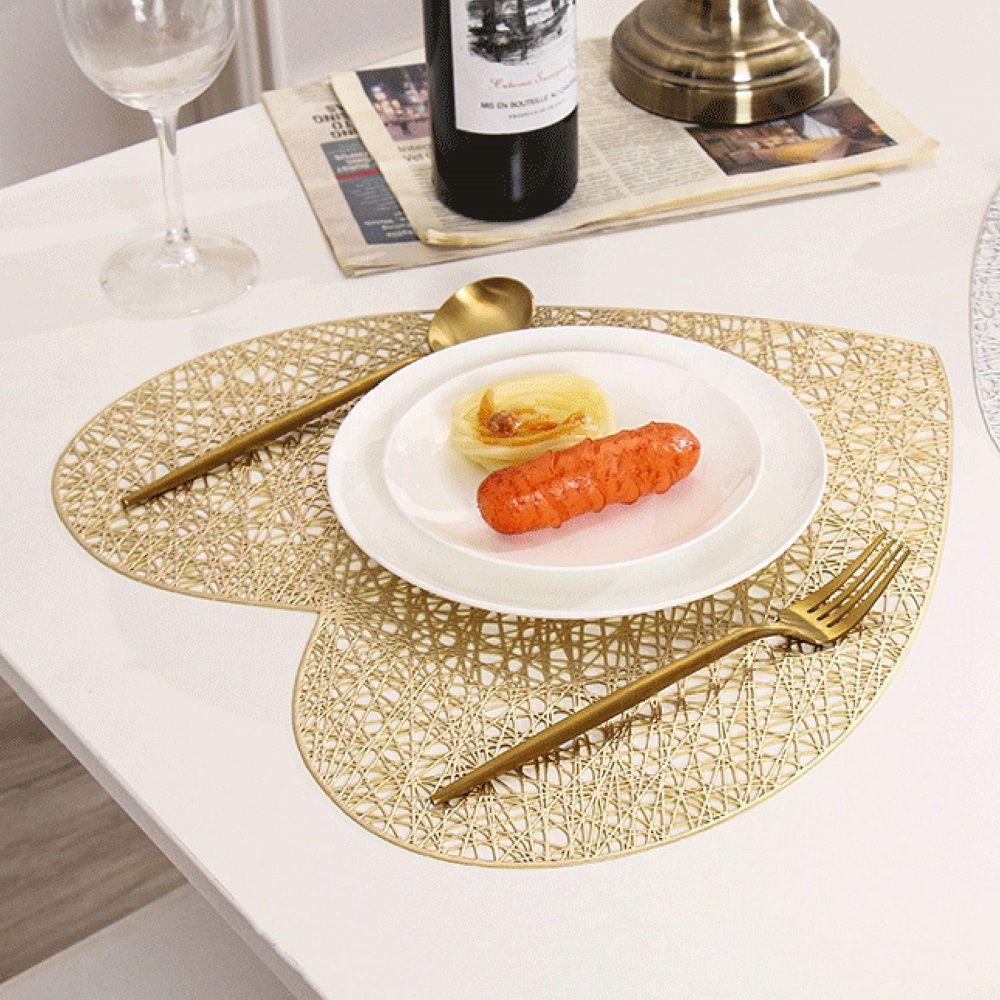 Tấm Lót Bàn Ăn Bằng Vải Chống Trượt Có Thể Giặt Tiện Dụng