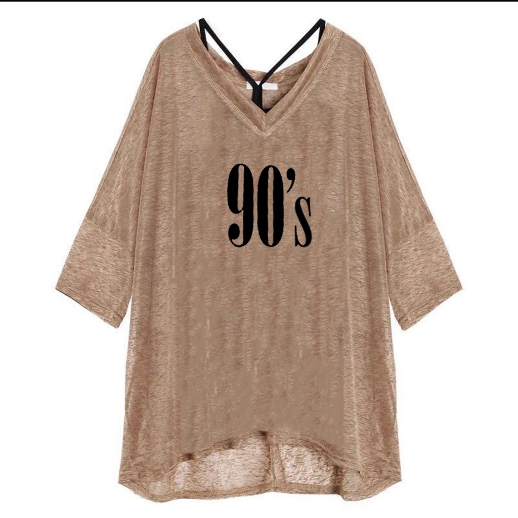 Bộ Áo Thun Bằng Polyester Kèm Áo Hai Dây Phong Cách Vintage Ngọt Ngào Cho Nữ