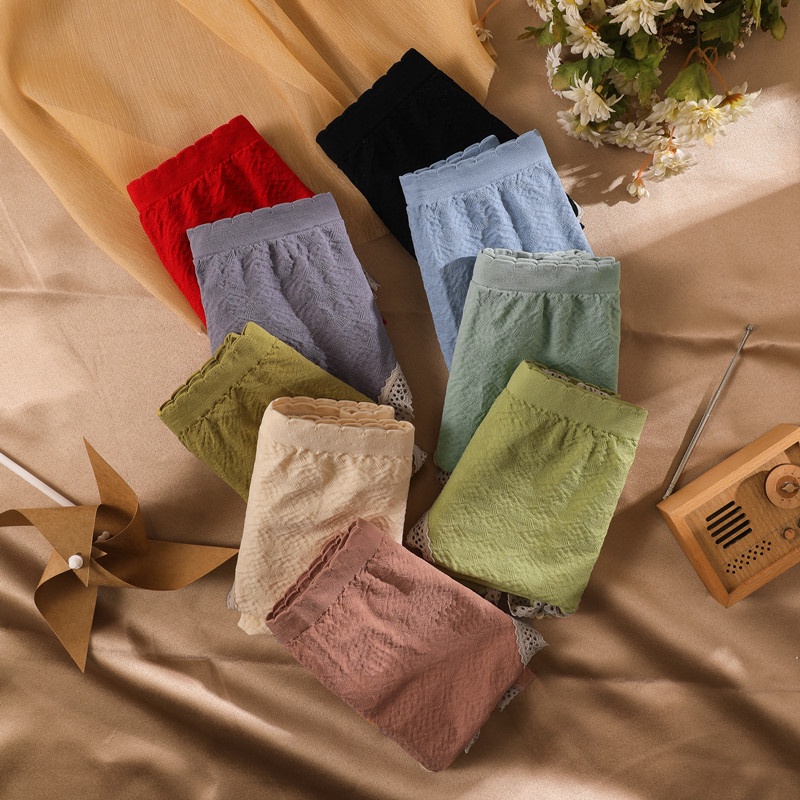 Quần Lót Cotton Đáy To Kháng Khuẩn Size Lớn 85-160KG Plus Size Cho Nữ