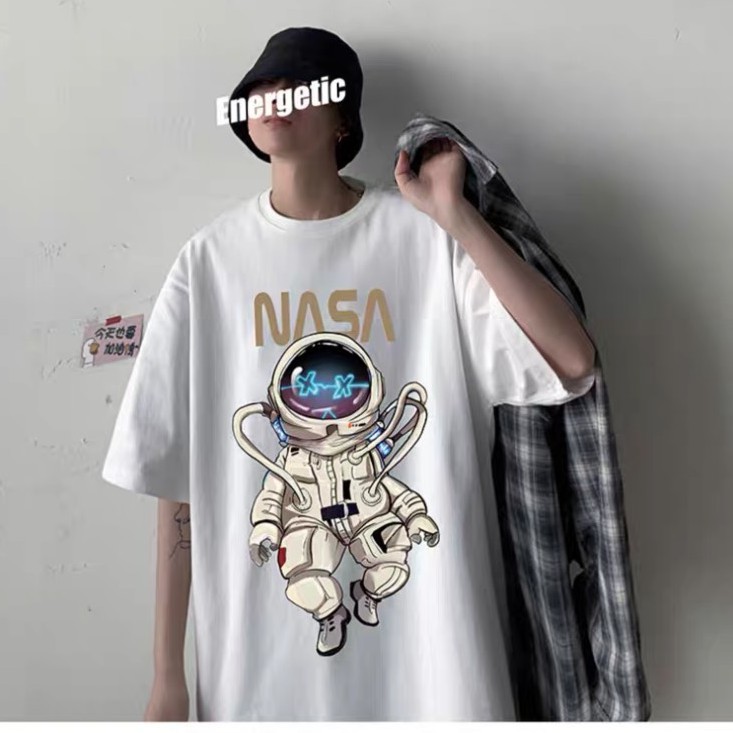 💝FREESHIP💝  Áo Thun Nam Nữ Unisex Tay Lỡ Form Rộng NASA Đẹp Giá Rẻ Cổ Tròn AT093 | BigBuy360 - bigbuy360.vn