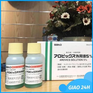 Tinh chất thảo dược kích thích mọc tóc Sato Arovics Nhật Bản 30ml