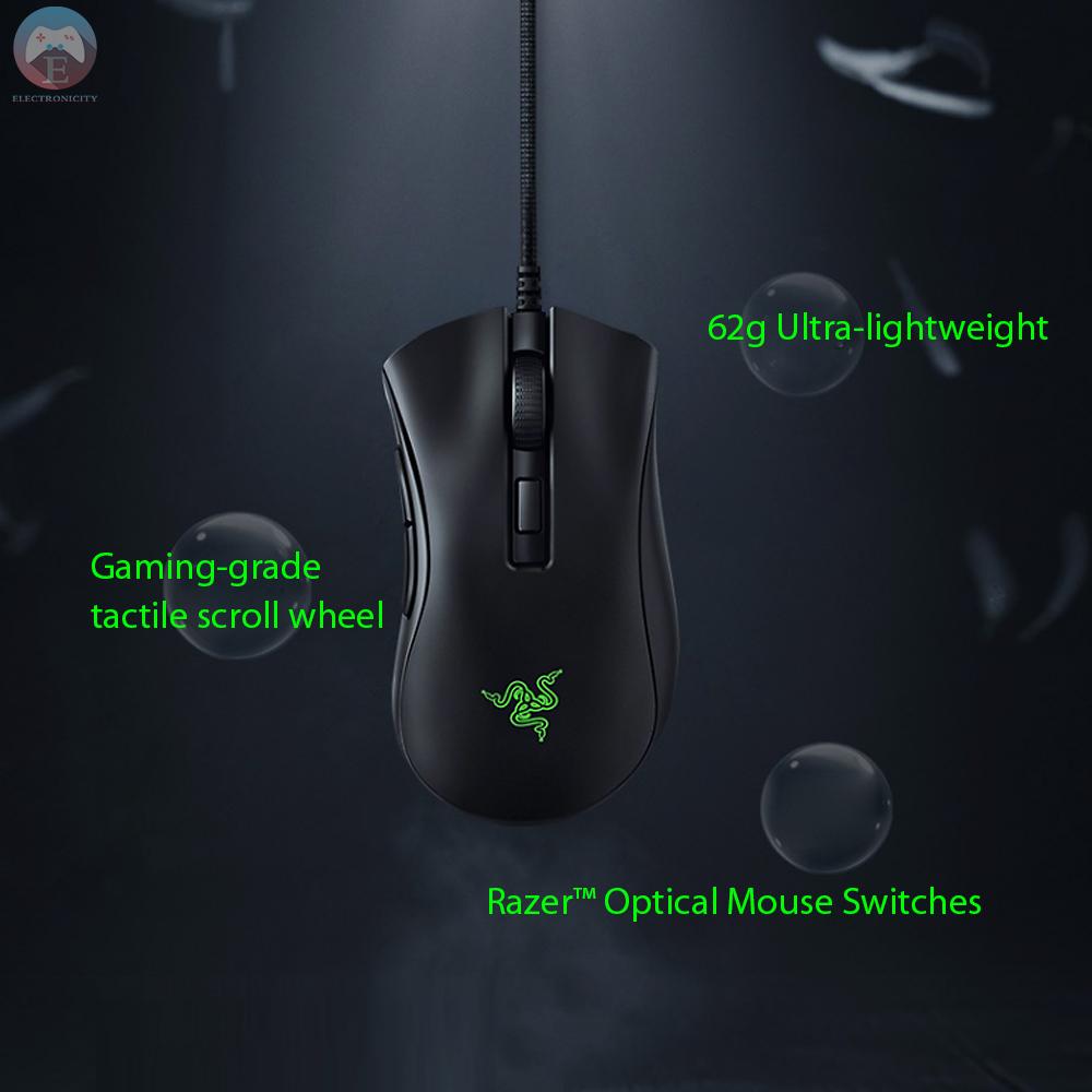 Chuột Quang Chơi Game Razer Deathader V2 8500dpi / 62g Hỗ Trợ 6 Nút Bấm