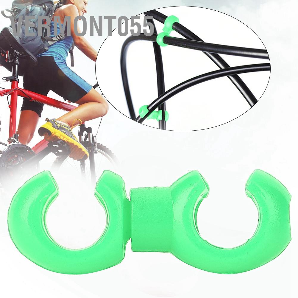 Hàng Hot 4 cái Đạp xe Đạp Xe Đạp Xe Đạp Có Thể Xoay S-style Dòng Kẹp Khóa Phanh Dây Cáp Hàng giao ngayVermont055