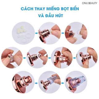 MÁY HÚT MỤN ĐẦU ĐEN ONU-28 NHẬT BẢN CẦM TAY MINI ĐẦU SẠC USB - ONU