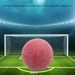 3 Pcs Mini Replacement Game Red Accessories Home Plastic Table Football