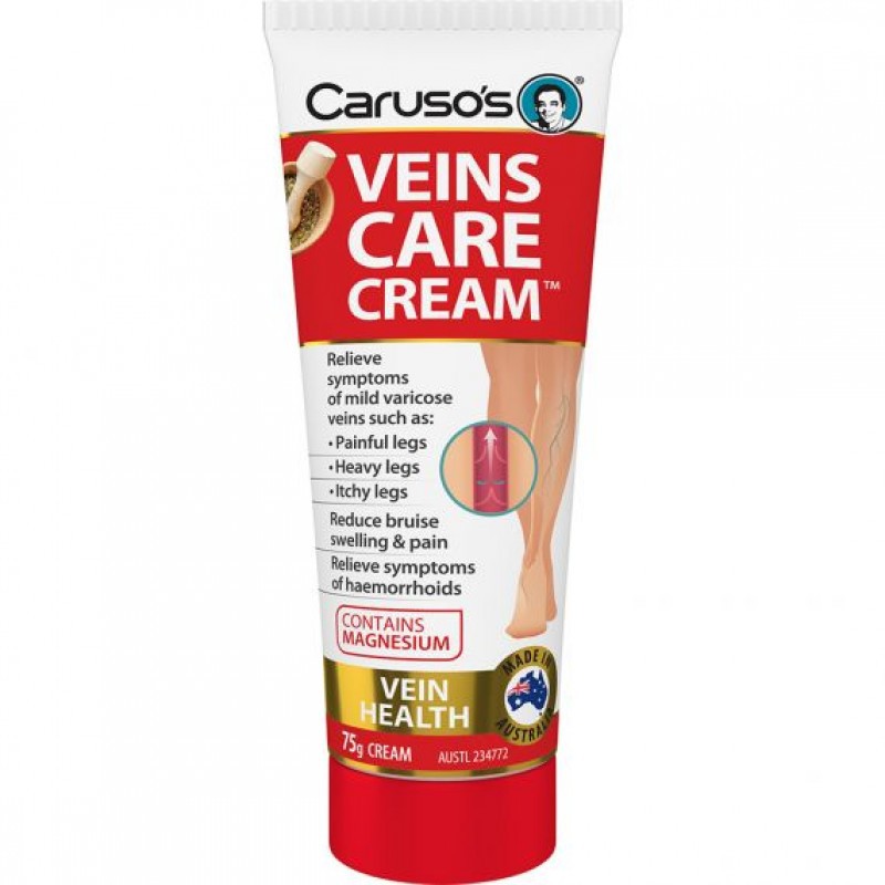 Kem dưỡng cho người suy giãn tĩnh mạch Carusos Veins Care Cream 75g