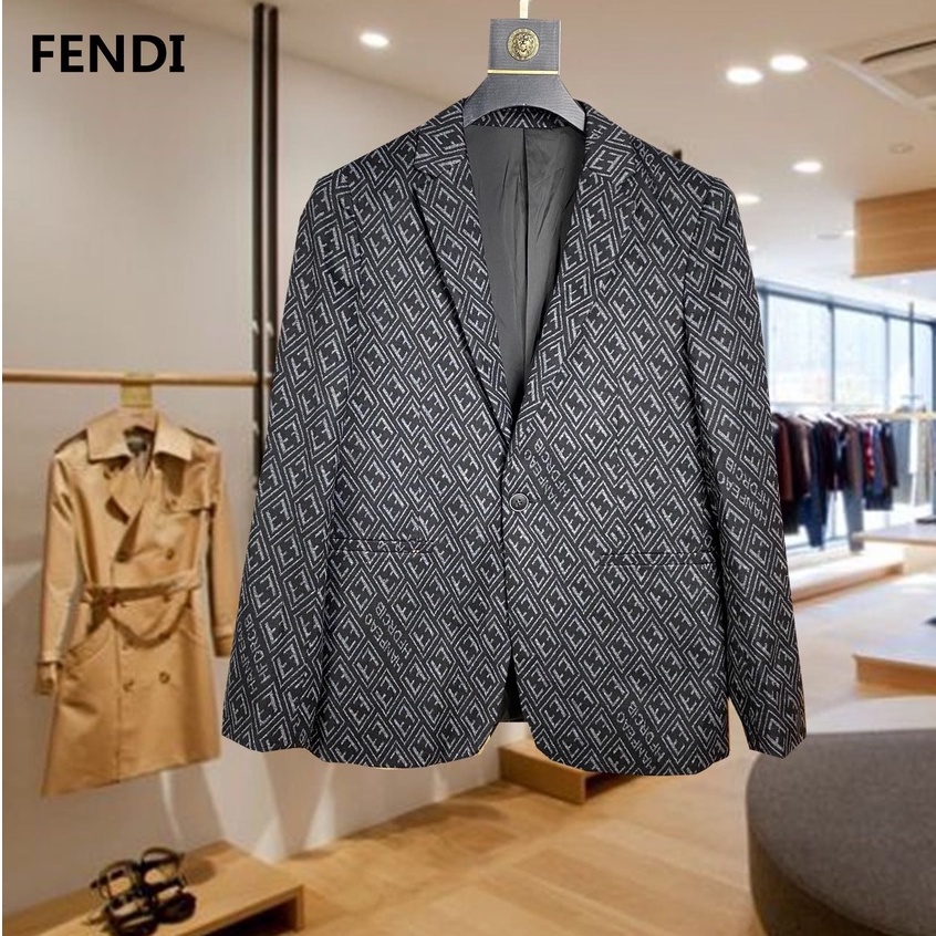Fendi Blazer áo Nam cao cấp thiết kế phong cách Ý mới nhất Thu - Đông 2021 183LX-1700280 thumbnail