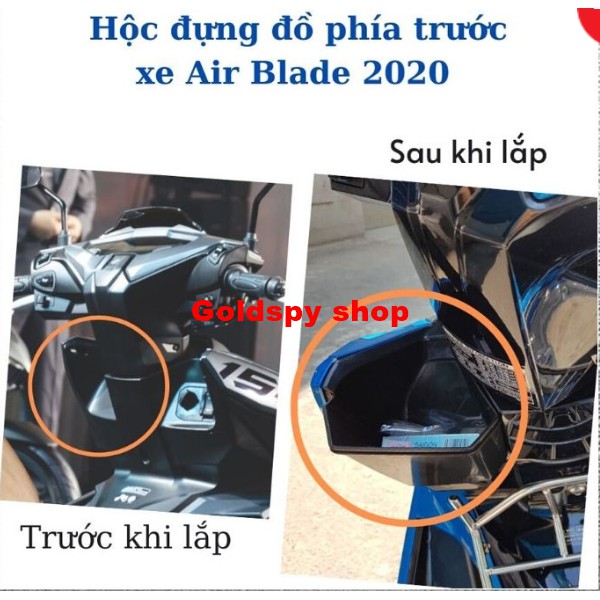 Hộc đựng đồ Air Blade 2020 - giỏ hông xe Air Blade 2020 ( giá 1 chiếc)