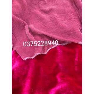 Vải nhung tơ tằm siêu cấp