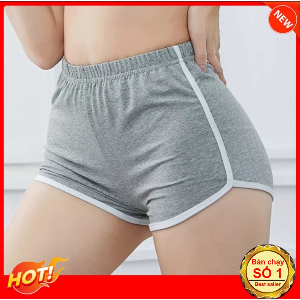Quần short đùi nữ vải mềm mịn co giãn tốt mặc mát thoải mái | BigBuy360 - bigbuy360.vn