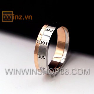 Nhẫn xoay ngày tháng N327 Andhere