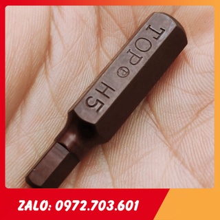 Mũi đóng lục giác Top, size 5mm, lắp vào bộ tô vít đóng.