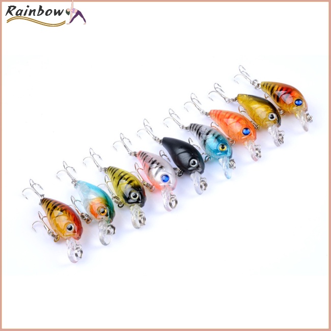 Mồi Giả Câu Cá Bằng Nhựa Cứng 4.5Cm / 4g