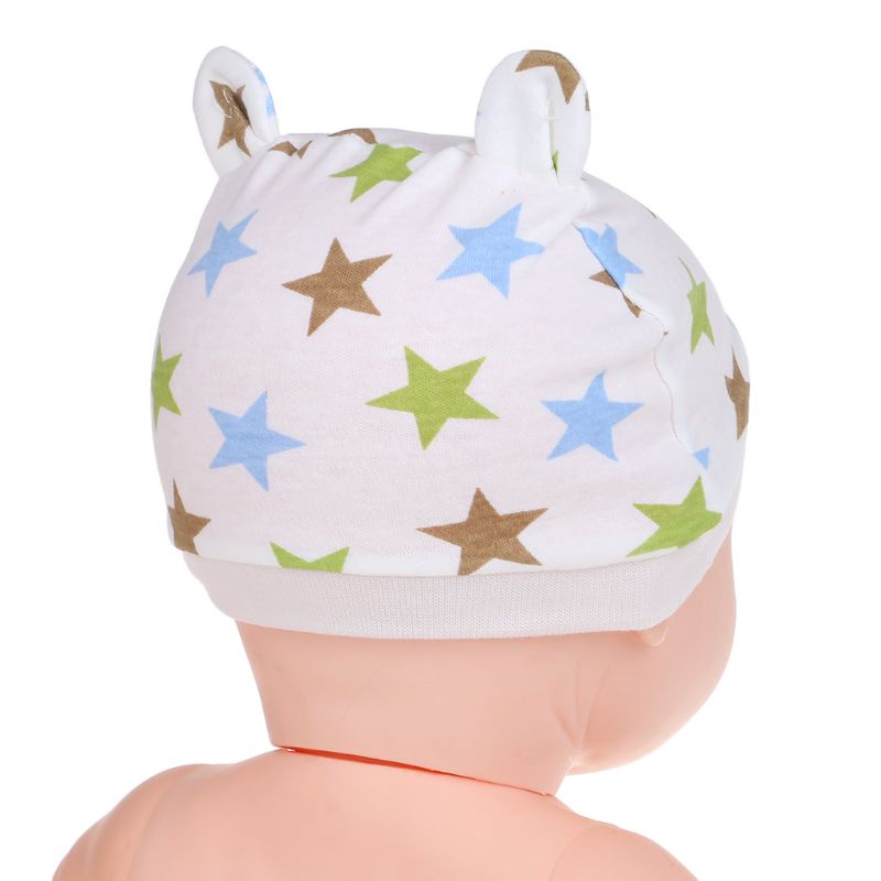 Mũ Bonnet Thoáng Khí In Họa Tiết Hoạt Hình Dùng Làm Đạo Cụ Chụp Ảnh Cho Bé