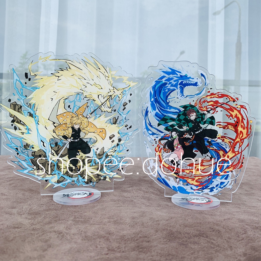 Mô Hình Standee Nhựa Acrylic Trưng Bày Nhân Vật Demon Slayer Kimetsu no Yaiba Thanh Gươm Diệt Quỷ