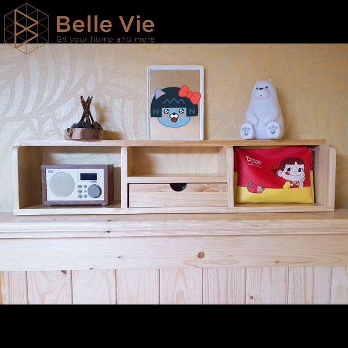 Kệ Gỗ Treo Tường Decor BELLEVIE Kệ Gỗ Trang Trí Phong Cách Hàn Quốc - Alan Shelf