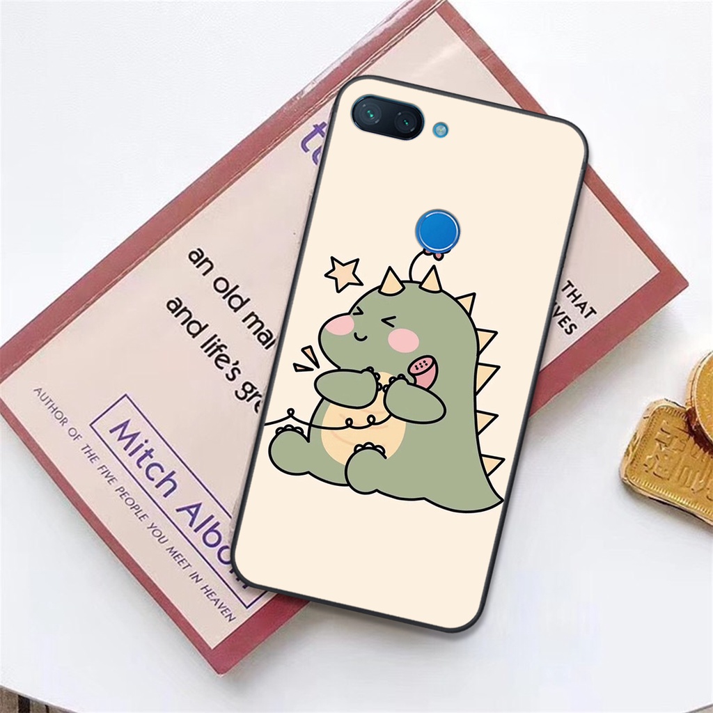 Ốp lưng Xiaomi Mi 8 Lite in hình khủng long cute