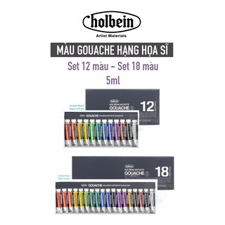 Set màu gouache hạng họa sĩ Holbein Artists' Gouache - 5ml