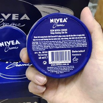 KEM DƯỠNG ẨM NIVEA CREME 30ml , 60ml