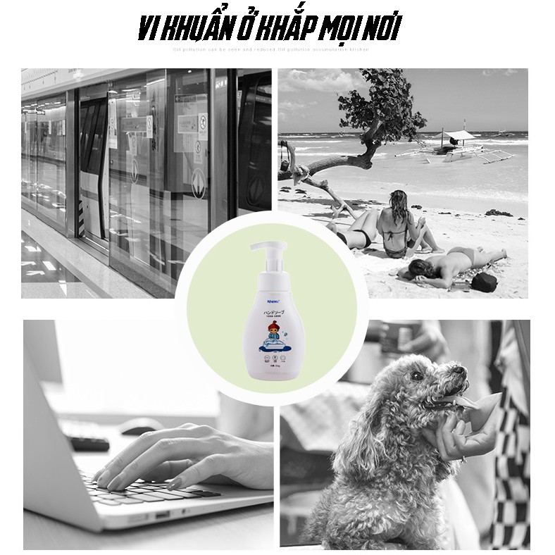 Dung Dịch Rửa Tay Làm Sạch Vi Khuẩn Chiết Xuất Lô Hội Cho Bé RENEWLL 350g - Hàng Nhập Khẩu Nhật Bản