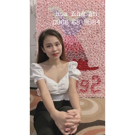 Tranh Hoa cao cấp siêu to (90x120cm - 800bông hoa sáp 4 lớp) Có đóng khung gỗ, lưng gỗ cực đẹp