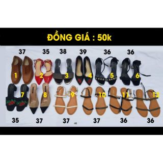 Xả guốc dép lẻ size