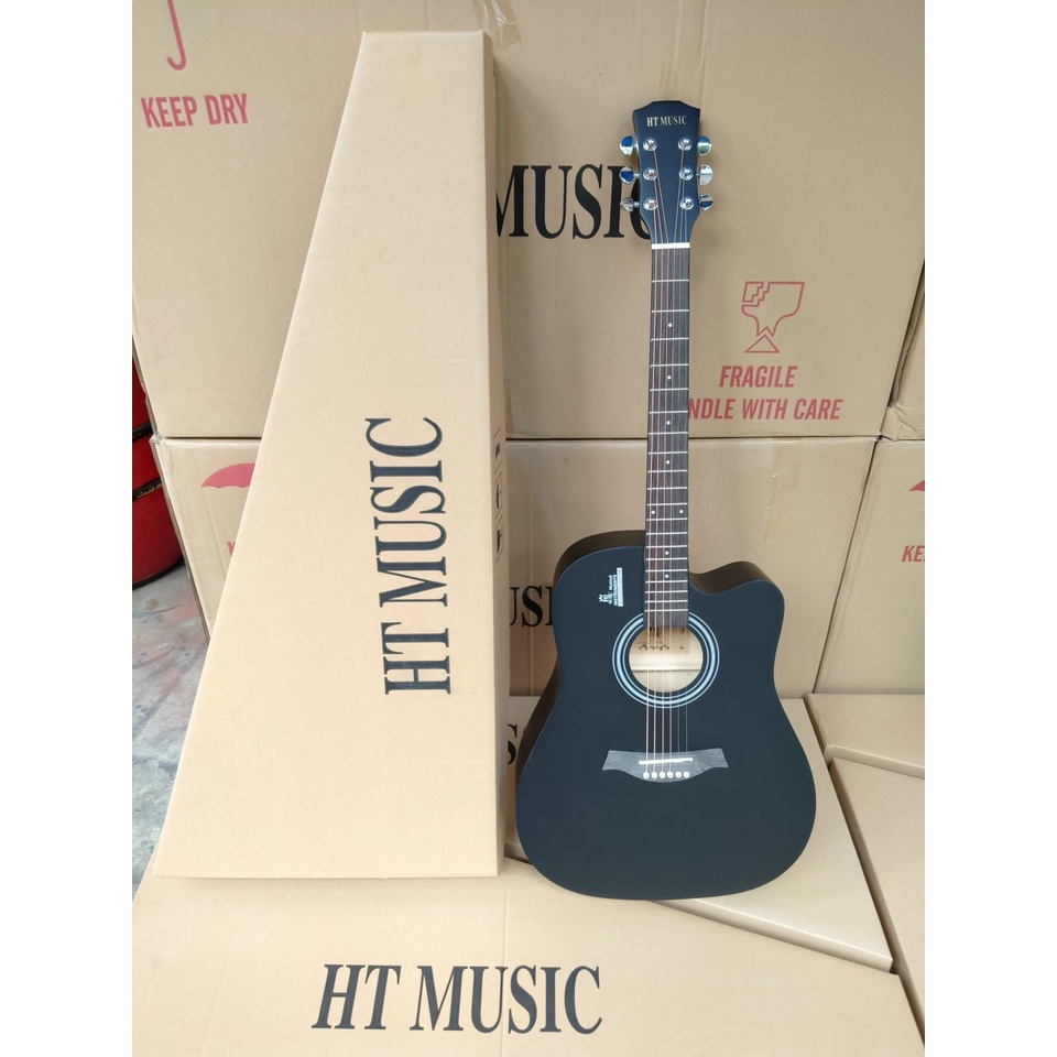 [Guitar giá rẻ] Đàn Guitar Acoustic HT-Music HT89 (Dáng D Cutaway) Có Ty Chỉnh Cần