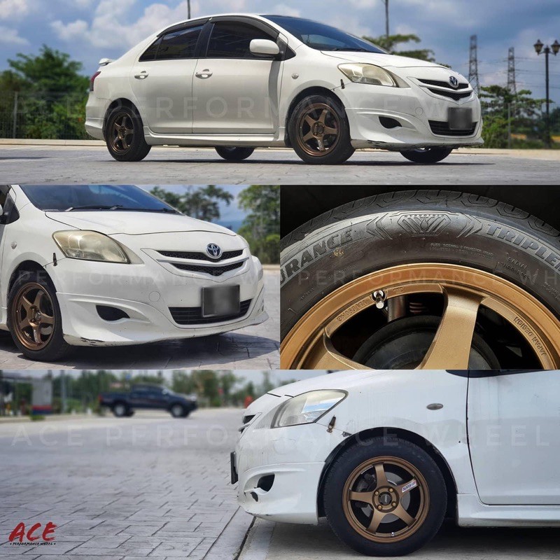 Mâm độ đẹp cho Toyota vios SSW S281 R15 4x100 Thái Lan
