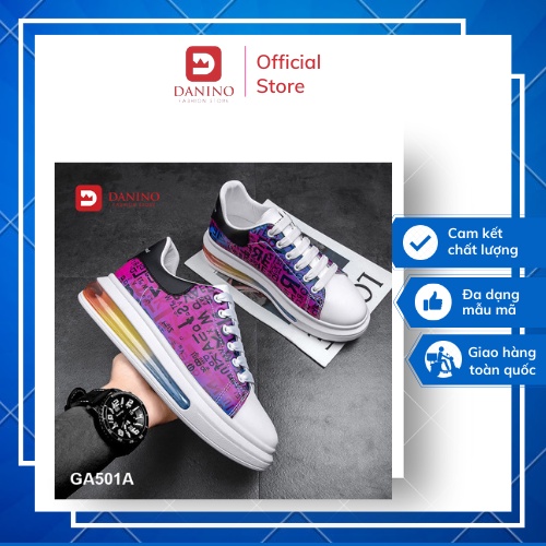 Giày sneaker nam thể thao thời trang đẹp giá rẻ tăng chiều cao GA501 có bảo hành