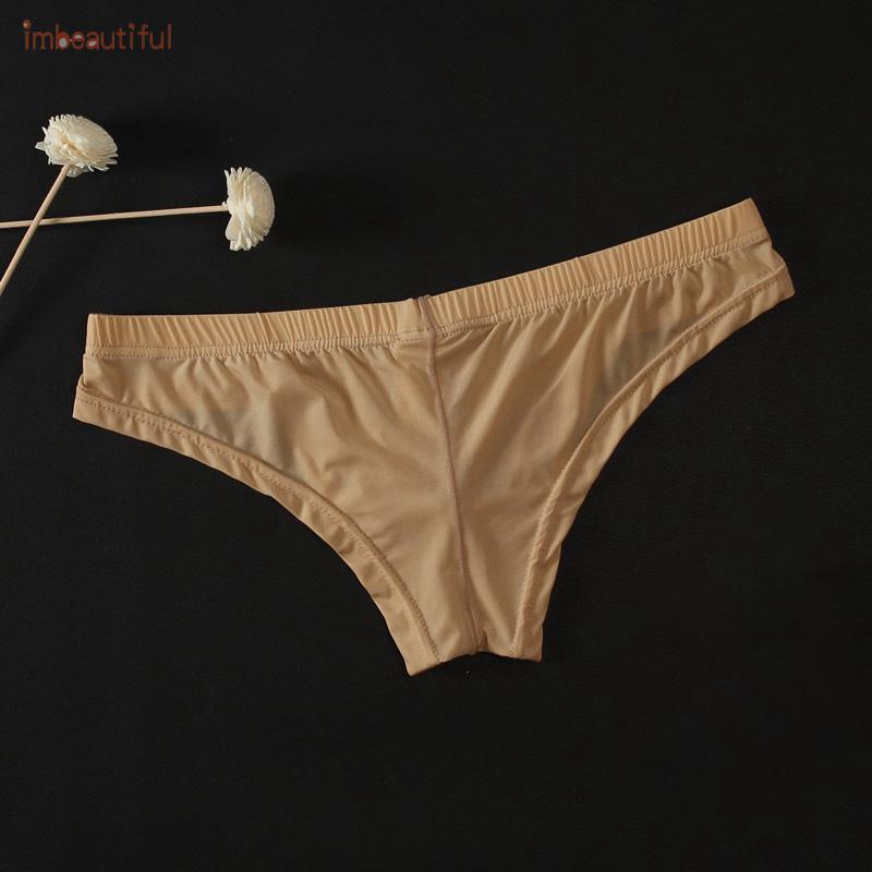 Quần lót trong suốt lụa băng nam