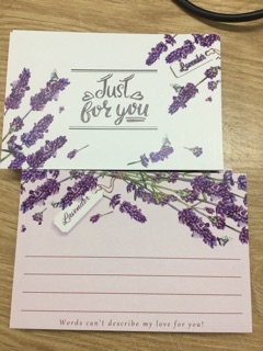 Combo 100 chiếc PostCard Lavender
