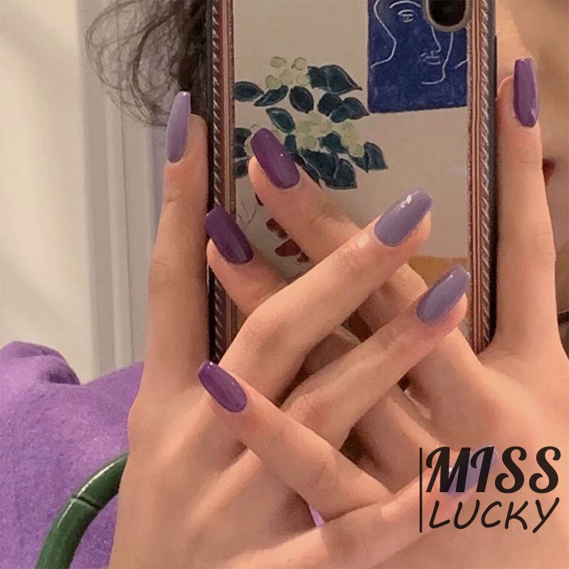 Set 24 Móng Tay Giả Hình Vịt Xinh Xắn