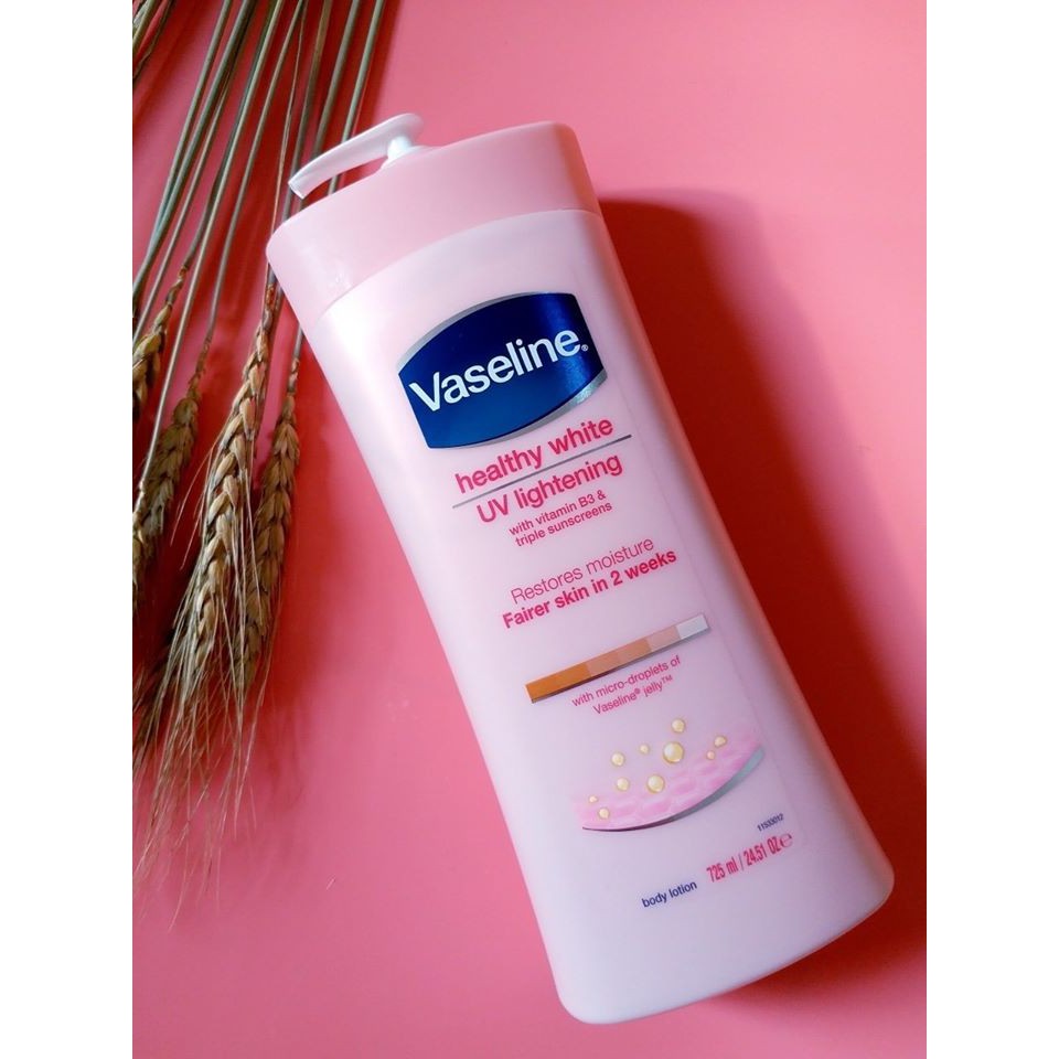 Sữa Dưỡng Thể Vaseline Healthy White UV Lightening Body Lotion 725ml - Dưỡng Trắng Da