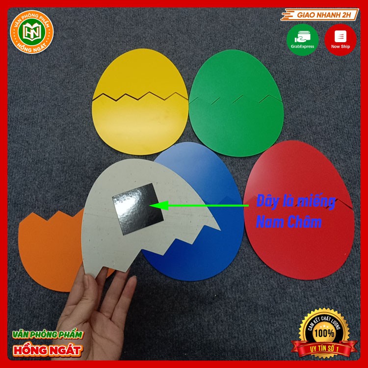 Đồ chơi giáo dục bộ trứng khủng long chất liệu alu dùng làm giáo cụ dạy học của giáo viên trong học tập