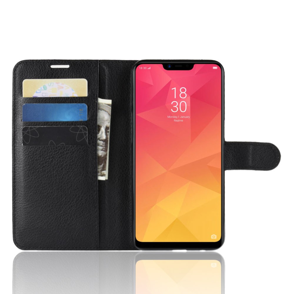 Bao da Oppo A3s cao cấp có nắp gập và chống xem phim | BigBuy360 - bigbuy360.vn