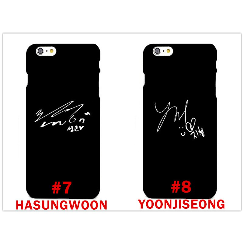 Ốp lưng in tên thần tượng Kpop Wanna One cho Iphone 3 4