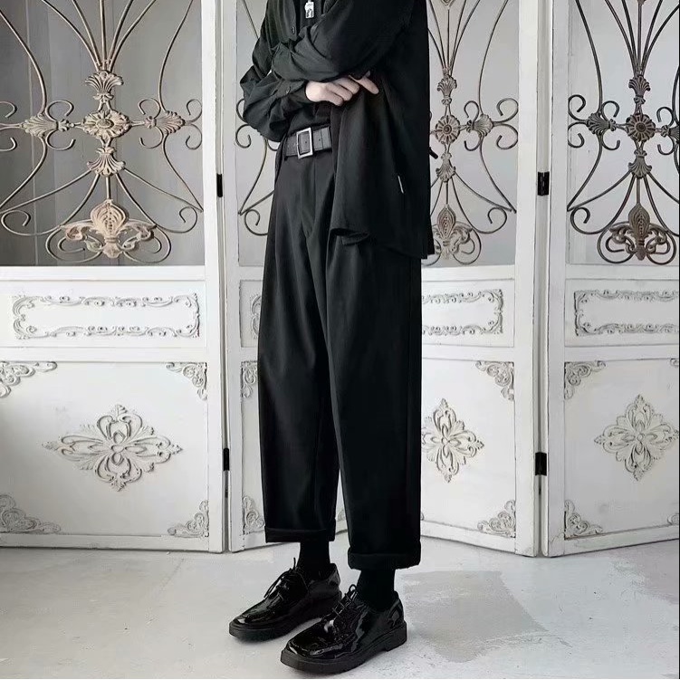 Quần Tây Nam Ống Rộng Phong Cách Hàn Quốc Mới