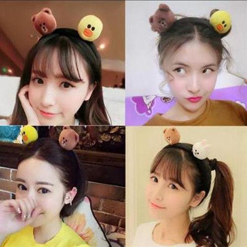 Băng đô cài tóc hình tai thỏ dễ thương