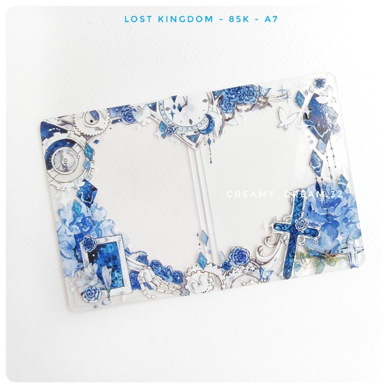 Creamy_dream.32 l Top decor sticker couple khung đựng thẻ trang trí đôi size A7