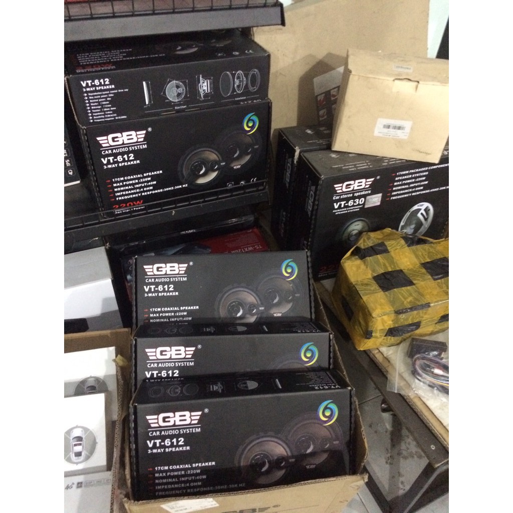 Loa GB VT612  LOA ĐỒNG TRỤC LOA CÁNH CỬA Ô TÔ GB VT-612 ÂM THANH CHẤT LƯỢNG CAO - 3 đường tiếng