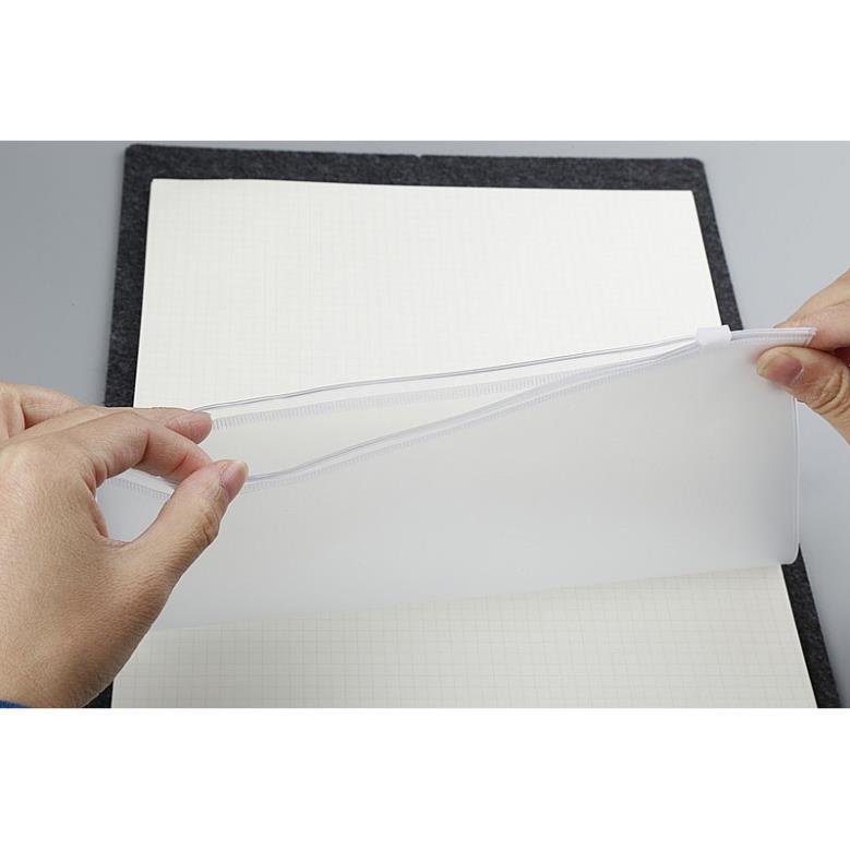 Bìa sổ còng binder KOLANO bìa còng 6 lỗ A5 A6 kiêm túi đựng có khóa kéo SN-001337