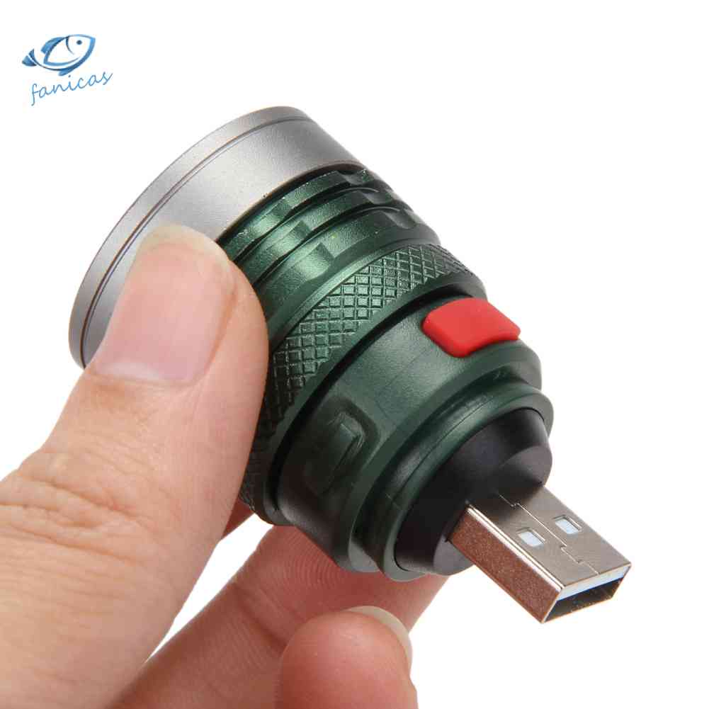 Đầu Đèn Pin Mở Rộng 3W Kết Nối USB