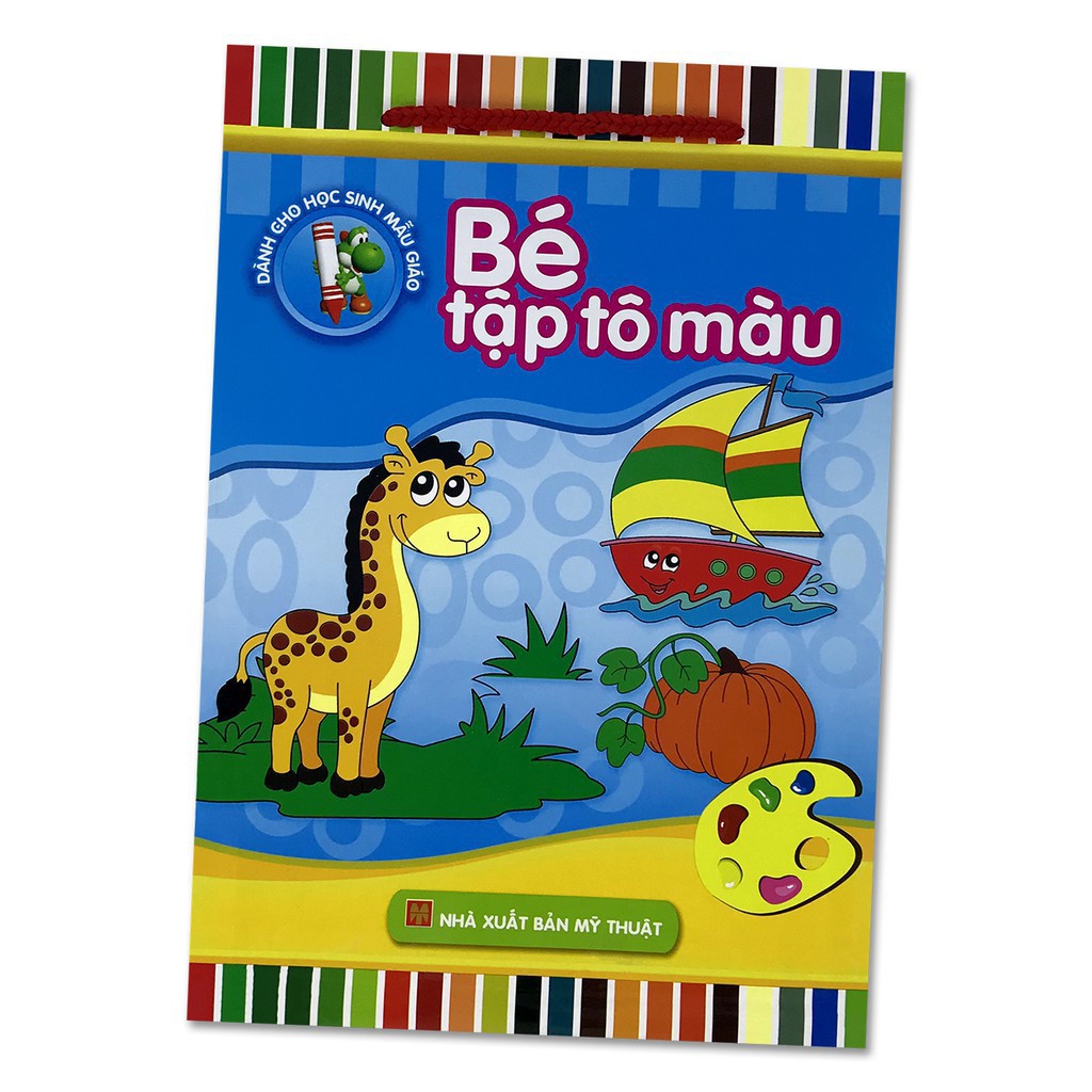 Sách-Bé Tập Tô Màu ( Túi 8 Cuốn)