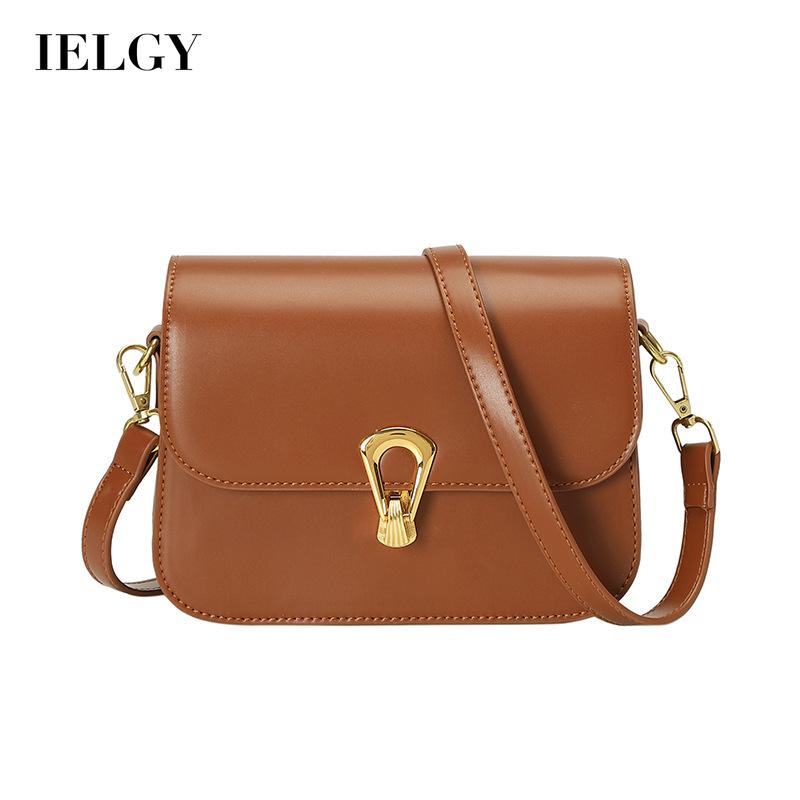 Túi Đeo Vai Hình Vuông Cỡ Nhỏ Có Khóa Gài Họa Tiết Giọt Nước Cổ Điển Thời Trang Cho Nữ