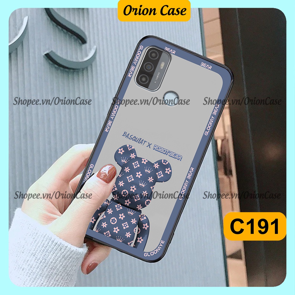 Ốp lưng Oppo A53 in hình bearbrick 3D thời trang, cá tính. ốp chống sốc, bền đẹp