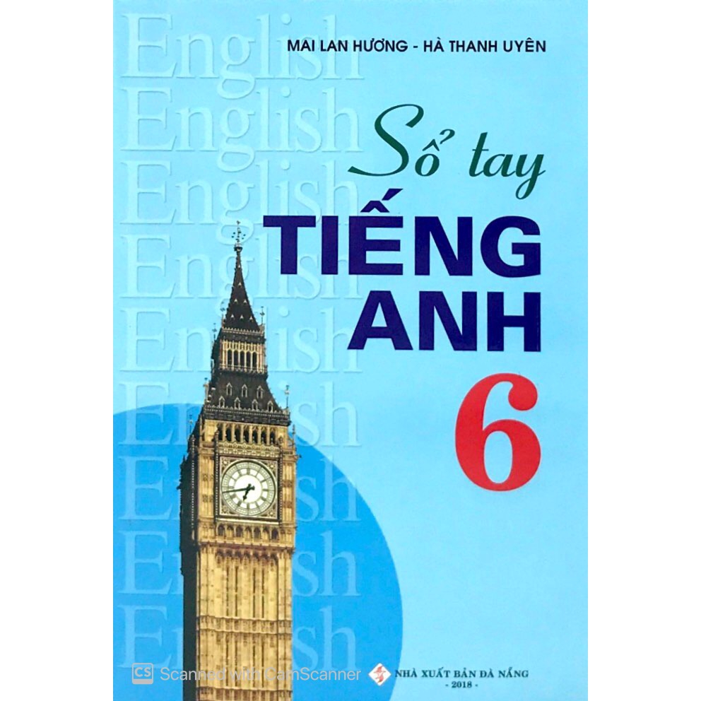 Sách - Sổ Tay Tiếng Anh - Lớp 6